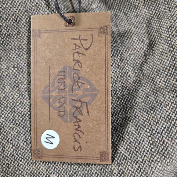 Patrick Francis Ireland Men Medium Tweed Flat Cap Dublin Souvenir NWT Wool Blend - Picture 5 of 9